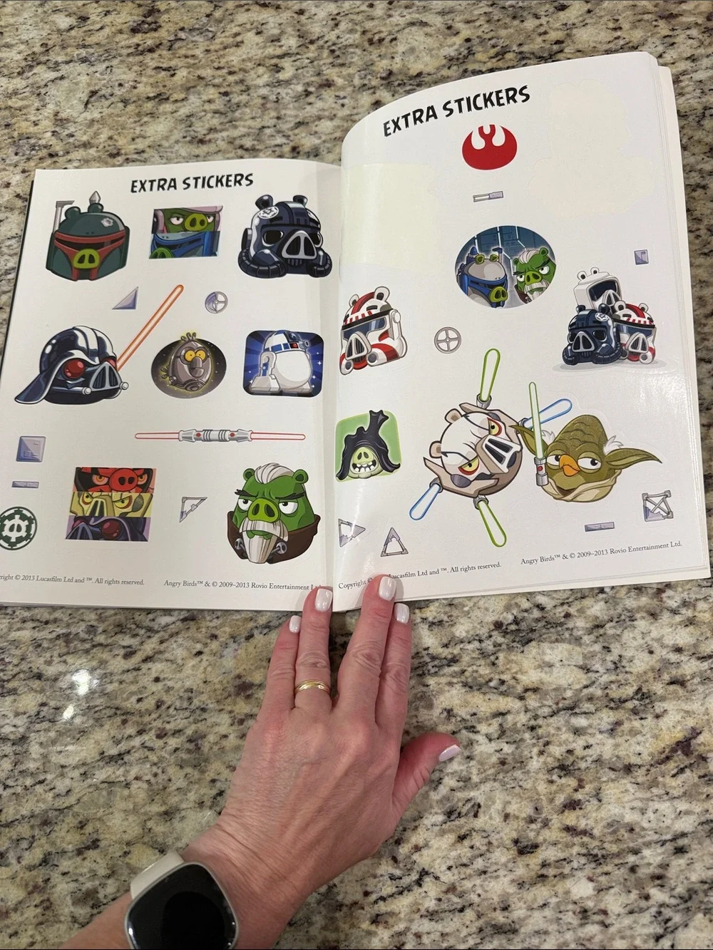 Angry Birds Star Wars II Ultimate Sticker Collection Book 1000+ Reusable Stick